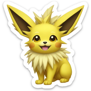 Jolteon full body sticker