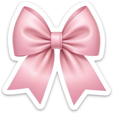 Coquette bow sticker