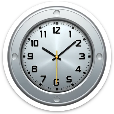 un reloj de luz sticker