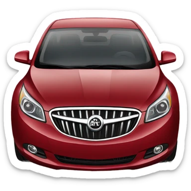 Red Buick verano sticker