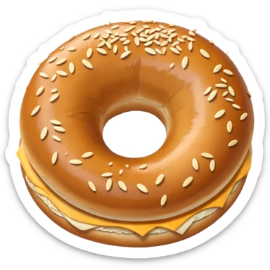 bagel emoji sticker