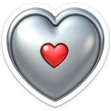 Heart starter sticker