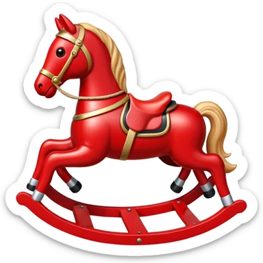 red Rocking Horse sticker