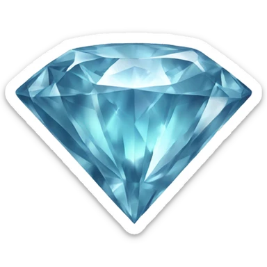 Diamond with "LFG" inscribed into it sticker