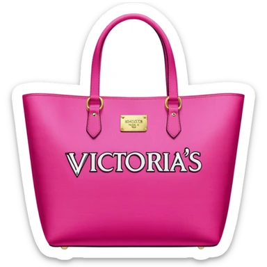 Una bolsa de victoria secrets sticker