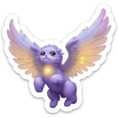 Winged dreamers sticker