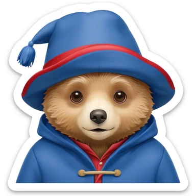 Paddington bear sticker