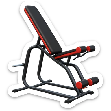 leg extension machine, like that in the picture sticker