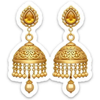 Jhumka emoji sticker