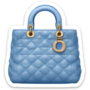 Blue lady Dior bag sticker