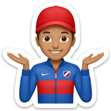 Red, White, and Blue Reigning Champion sticker