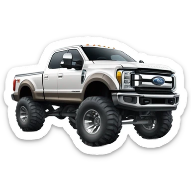 lifted f350 sticker