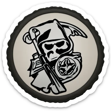 Sons of anarchy logo sticker