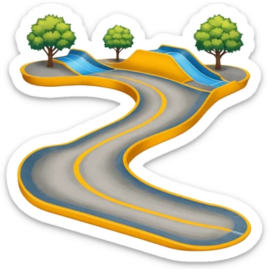 skate park for roller bladers sticker