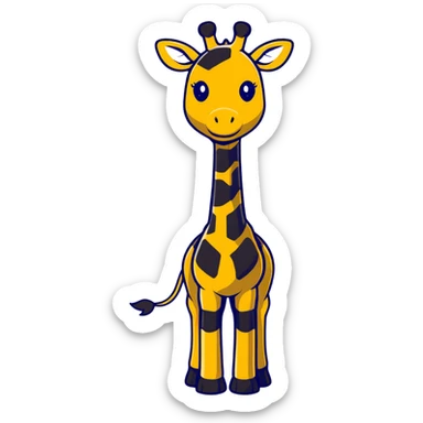 giraffe sticker