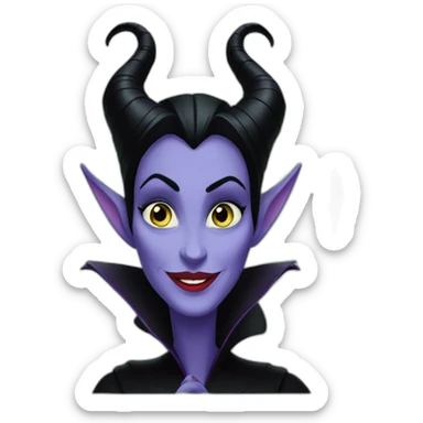 Maleficent sticker