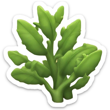 A plant in an arid region sticker