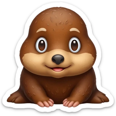 A mole emoji sticker