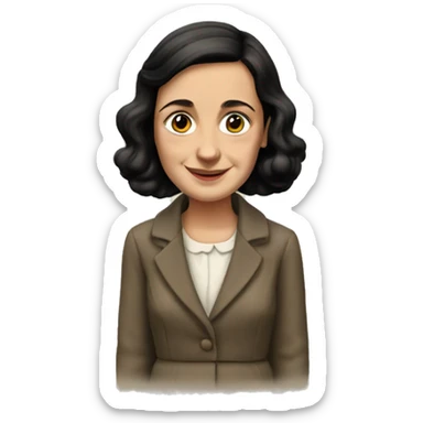 Anne Frank sticker