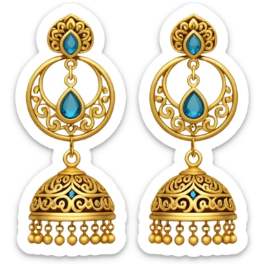 Jhumka emoji sticker