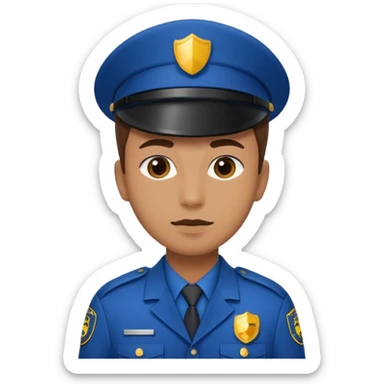 security uniform sticker