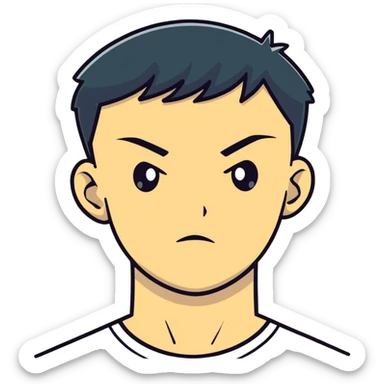 frustrated person under pressure sticker