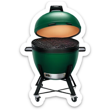 big green egg grill sticker