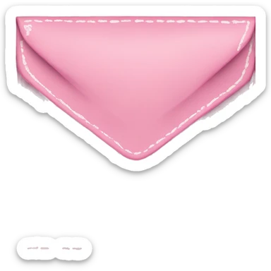 pink winter envelope for baby sticker