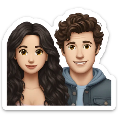 Shawn mendes and Camila Cabello sticker