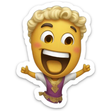 Abogada celebrando sticker