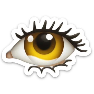 Eye lash sticker