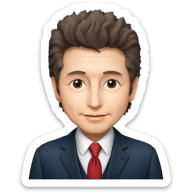 Bob Dylan as President of the United States sticker
