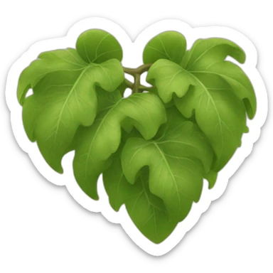 vine-heart sticker