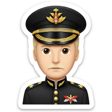 An emoji for discord of an Imperial Commander in star wars sticker
