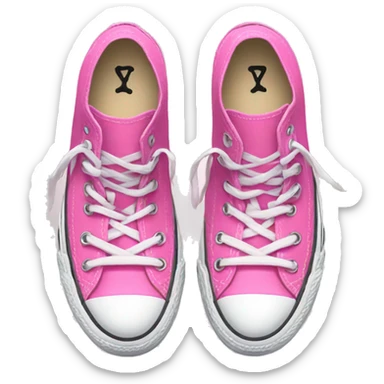 Pink shoes converse  sticker