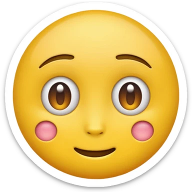 side eye yellow emoji sticker