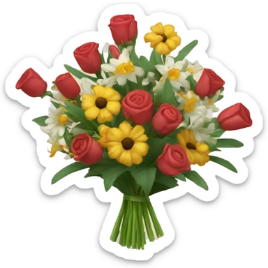 Cempasúchil bouquet sticker