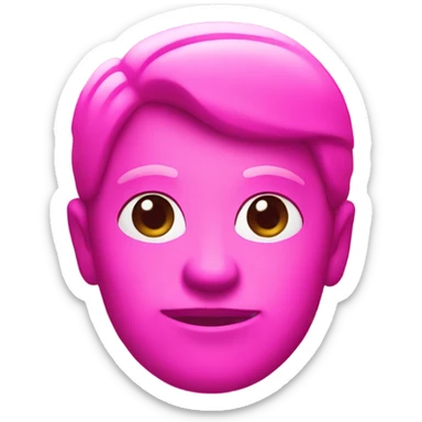 neon pink sticker