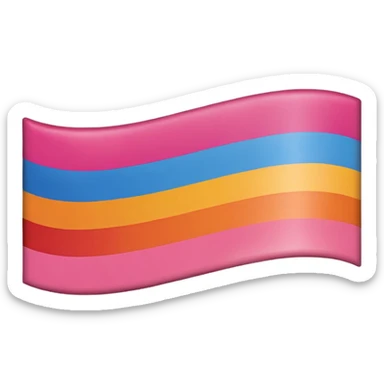 Lesbian flag sticker