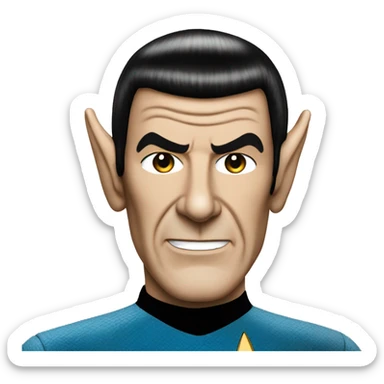 Spock Star Trek sticker