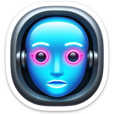 Create image of "AI" sticker