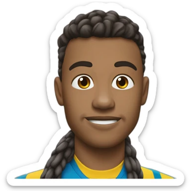 Mbapé avec le mallio de l’om sticker