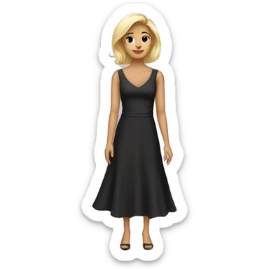 Dress to impress sticker