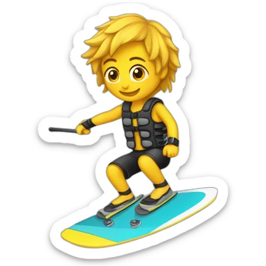 wakeboard  sticker