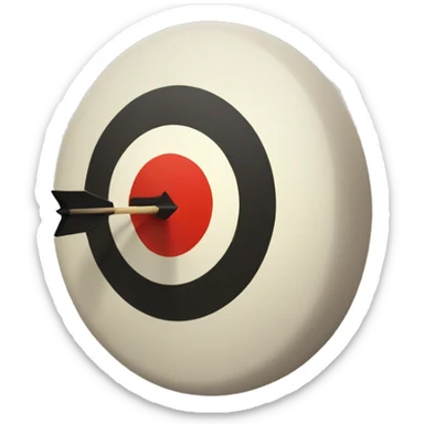 target arrow sticker