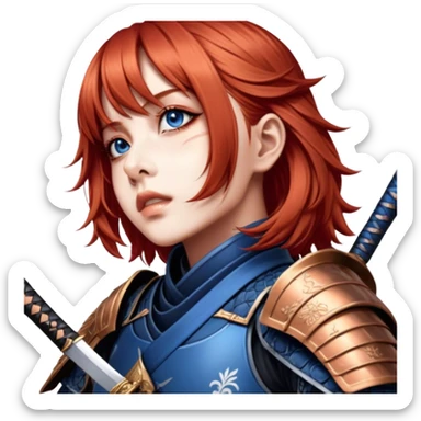 Vigilant Samurai sticker