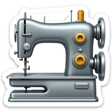 sewing machine sticker