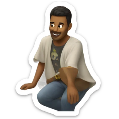 Santiago morning  sticker