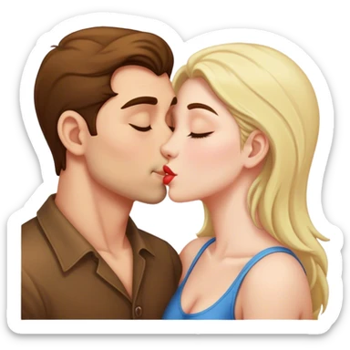 mann und frau küsse' sticker