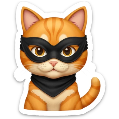 A robber cat sticker